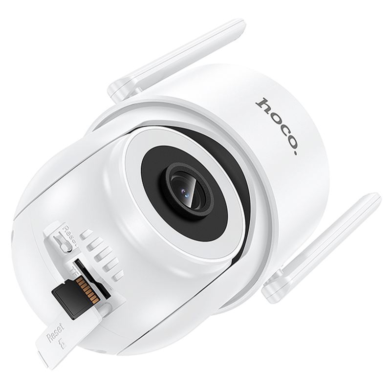 Камера видеонаблюдения Hoco D10 Outdoor PTZ HD, White 3, купить оптом с доставкой