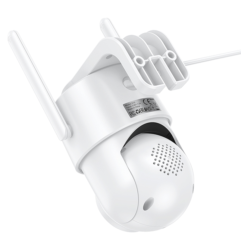 Камера видеонаблюдения Hoco D10 Outdoor PTZ HD, White 4, купить оптом с доставкой