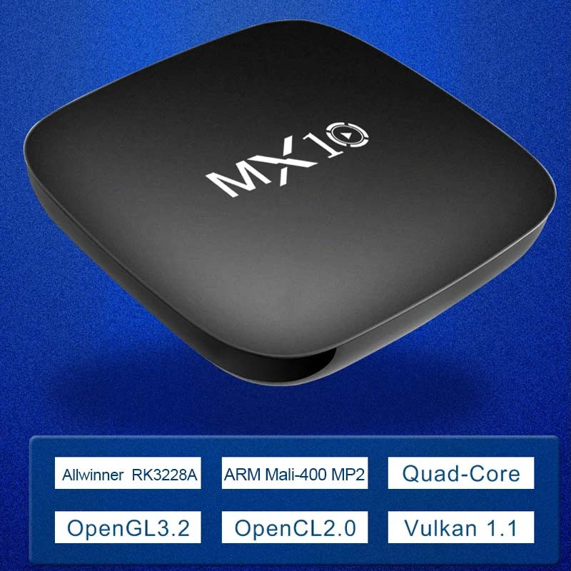 Медіаплеєр 4К Smart Android TV Box MX10 Ultra HD 4K WiFi 2.4GHz для TV приставки | IPTV приставка дивитися фото №4