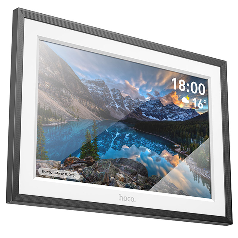 Цифровая фоторамка Hoco HI13 10.1 digital cloud на малюнкі №1