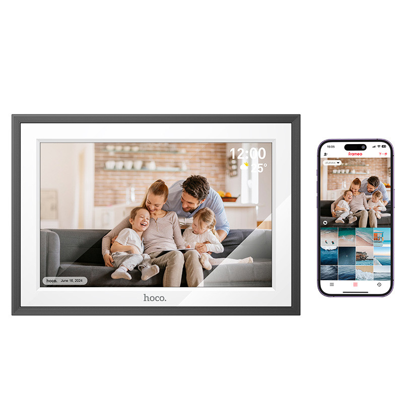 Цифровая фоторамка Hoco HI13 10.1 digital cloud на малюнкі №6