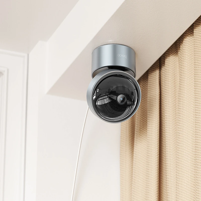 Камера видеонаблюдения Hoco D5 Indoor PTZ HD, Silvery gray 2, купить оптом с доставкой
