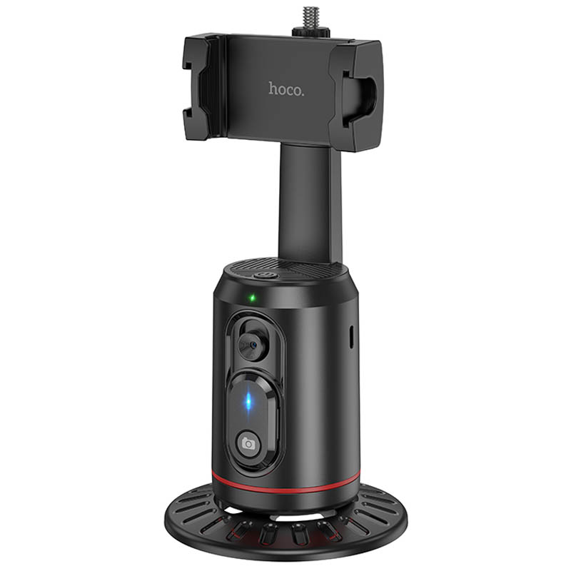Уценка Подставка с трекером движения Hoco K23 Lotus smart PTZ, Поврежденная упаковка / Black 1, купить оптом с доставкой