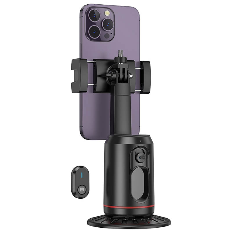 Уценка Подставка с трекером движения Hoco K23 Lotus smart PTZ, Поврежденная упаковка / Black 3, купить оптом с доставкой