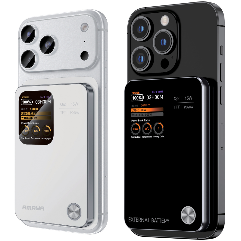 Портативное ЗУ Power Bank Amaya W053C PD20W с БЗУ 5000 mAh, купить оптом с доставкой