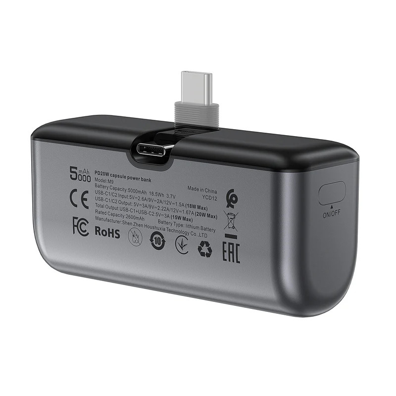 Портативний ЗП Power Bank Acefast M9 PD20W 5000 mAh на малюнкі №2
