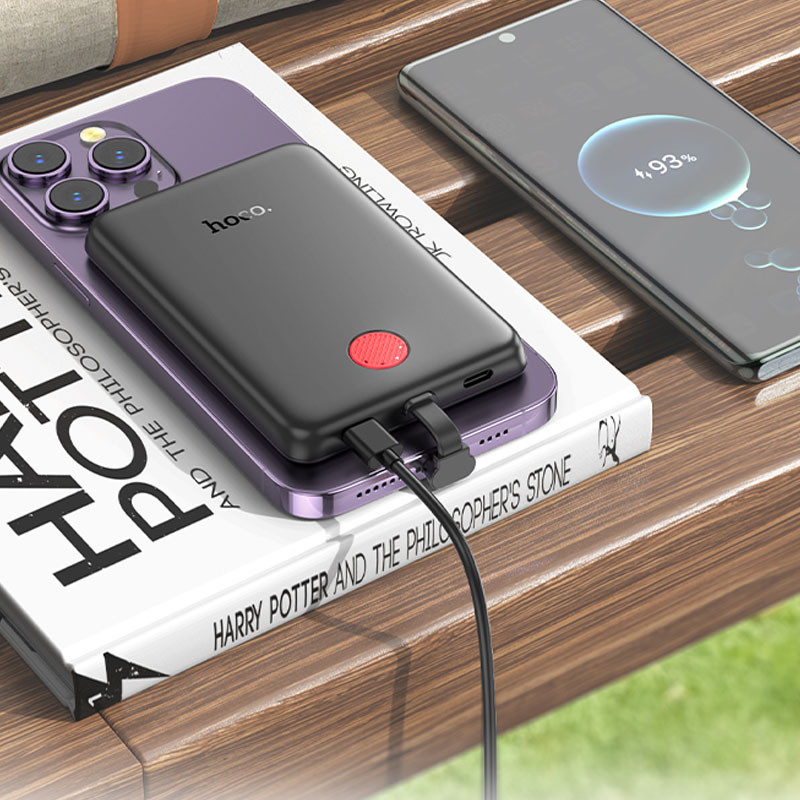 Портативний ЗП Power Bank Hoco J133 Triumph PD20W з БЗП + Lightning 5000 mAh на малюнкі №8