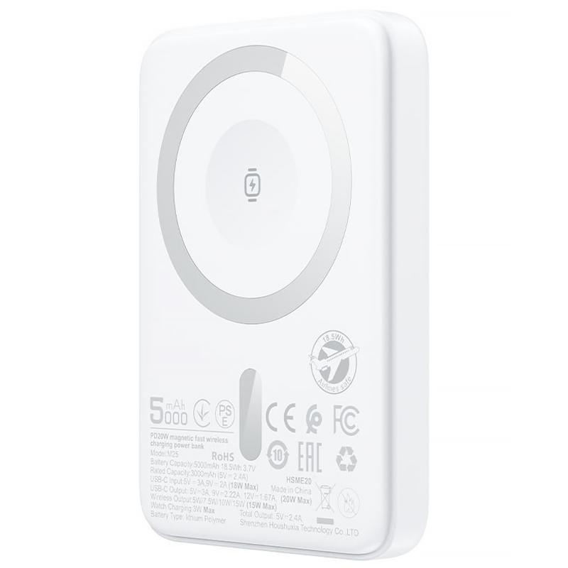Портативний ЗП Power Bank Acefast M25 20W з БЗП+iWatch 5000 mAh на малюнкі №1