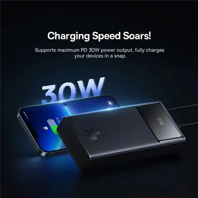 Портативний ЗП Baseus Star-Lord Digital Display 30W 30000 mAh (P10022905113-00) на малюнкі №8