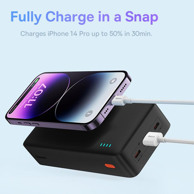 Портативний ЗП Baseus Airpow 20W 30000mAh (PPQD09010) на малюнкі №5