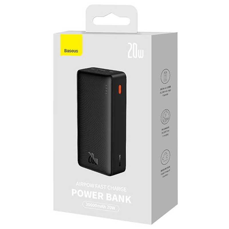 Портативний ЗП Baseus Airpow 20W 30000mAh (PPQD09010) на малюнкі №6