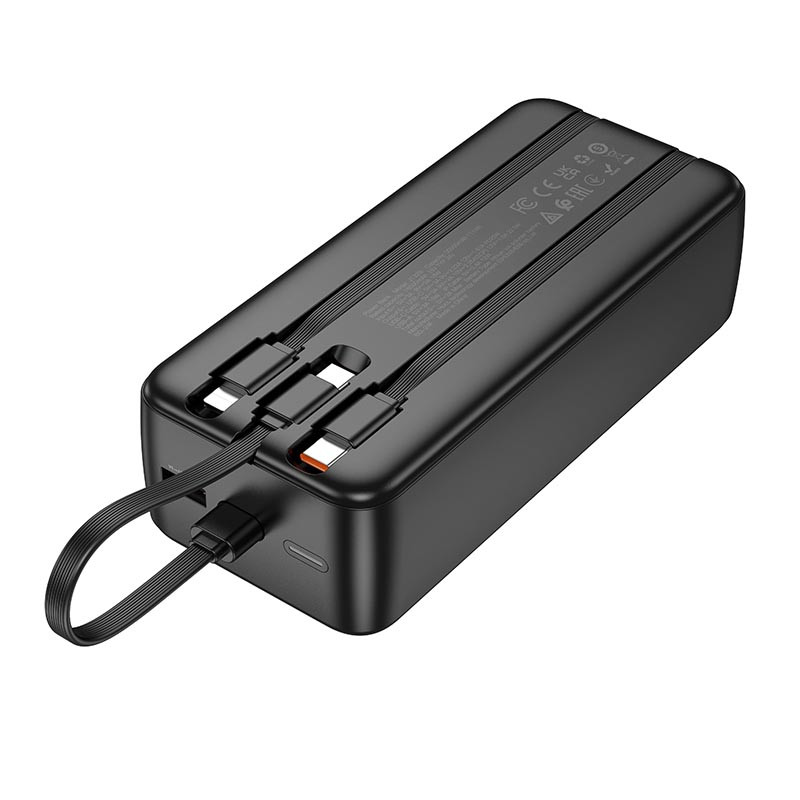 Портативний ЗП Power Bank Hoco J132B Sabio 22.5W+PD20W with 3 cables 30000 mAh на малюнкі №3