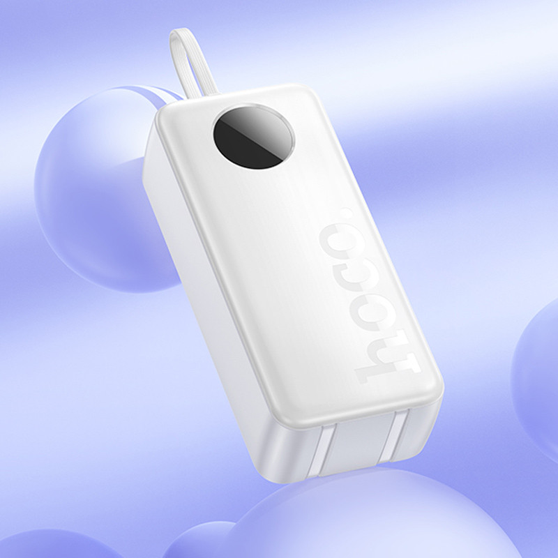 Портативний ЗП Power Bank Hoco J132B Sabio 22.5W+PD20W with 3 cables 30000 mAh на малюнкі №3