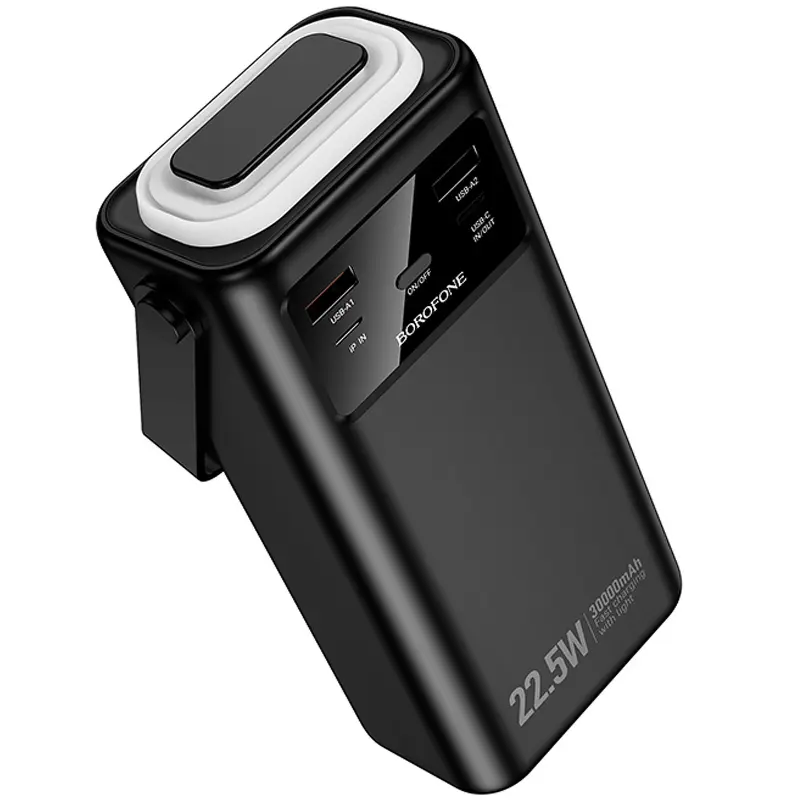 Портативний ЗП Power Bank Borofone BJ65 High 22.5W+PD20W with cable 30000 mAh, Black 2, купити оптом з доставкою