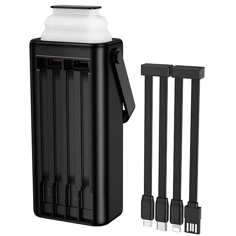 Портативний ЗП Power Bank Borofone BJ65 High 22.5W+PD20W with cable 30000 mAh, Black 3, купити оптом з доставкою