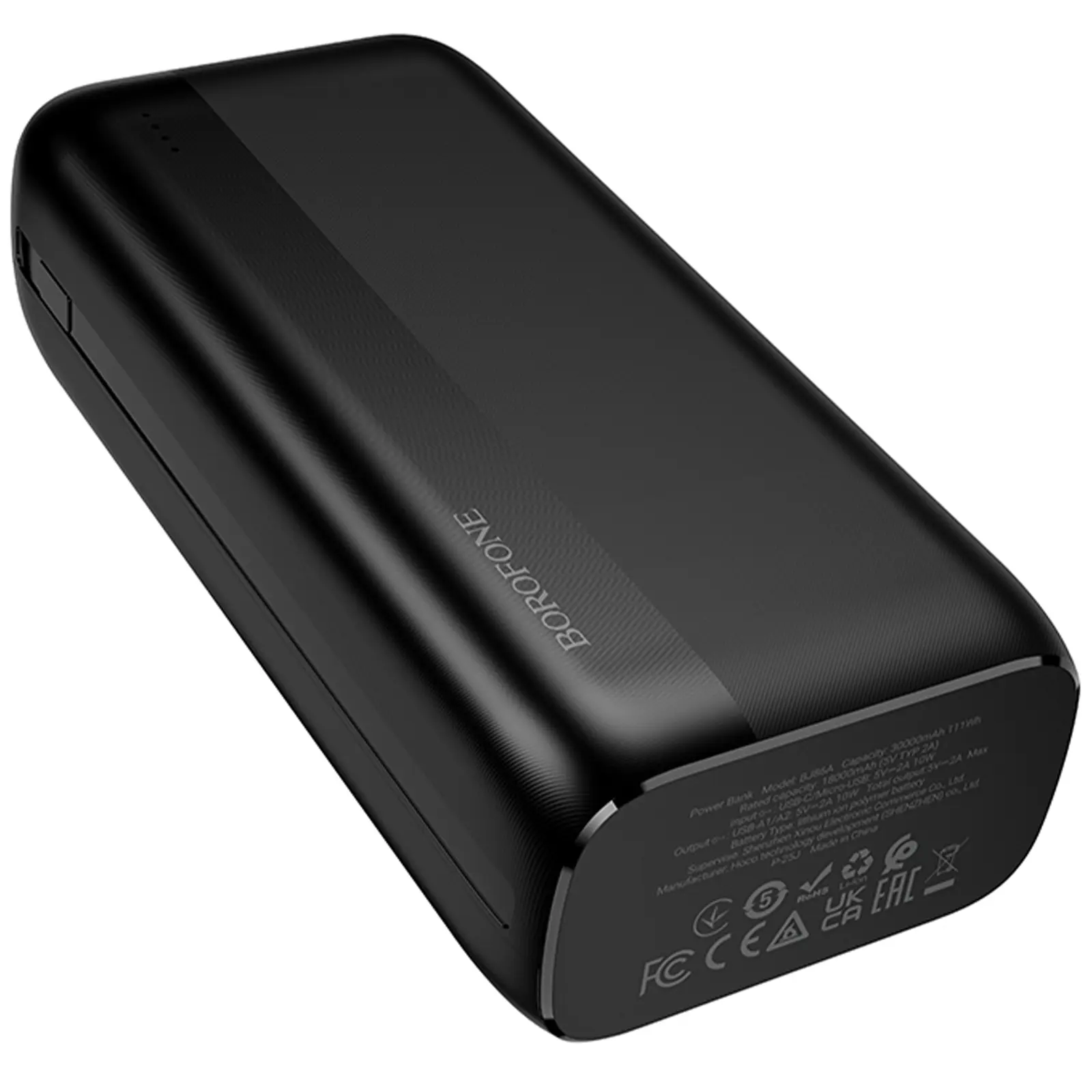Портативное ЗУ Power Bank Borofone BJ86A Victoria 30000 mAh, Black 3, купить оптом с доставкой
