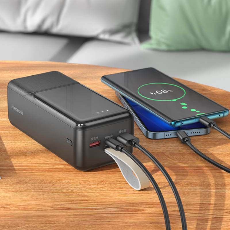 Портативний зарядний пристрій Power Bank BOROFONE BJ33C PD30W 40000 mAh дивитися фото №4