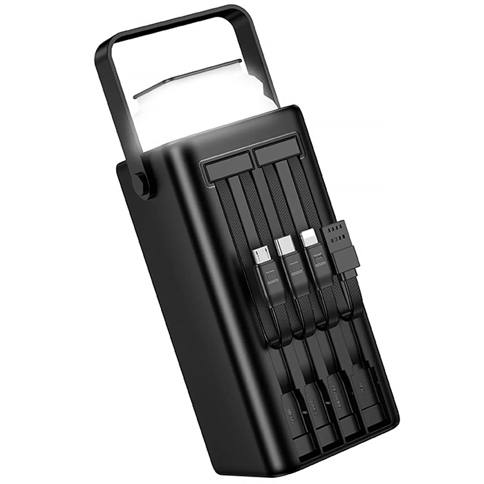 Портативное ЗУ Power Bank Borofone BJ65A High 22.5W+PD20W with cable 50000 mAh, Black 3, купить оптом с доставкой