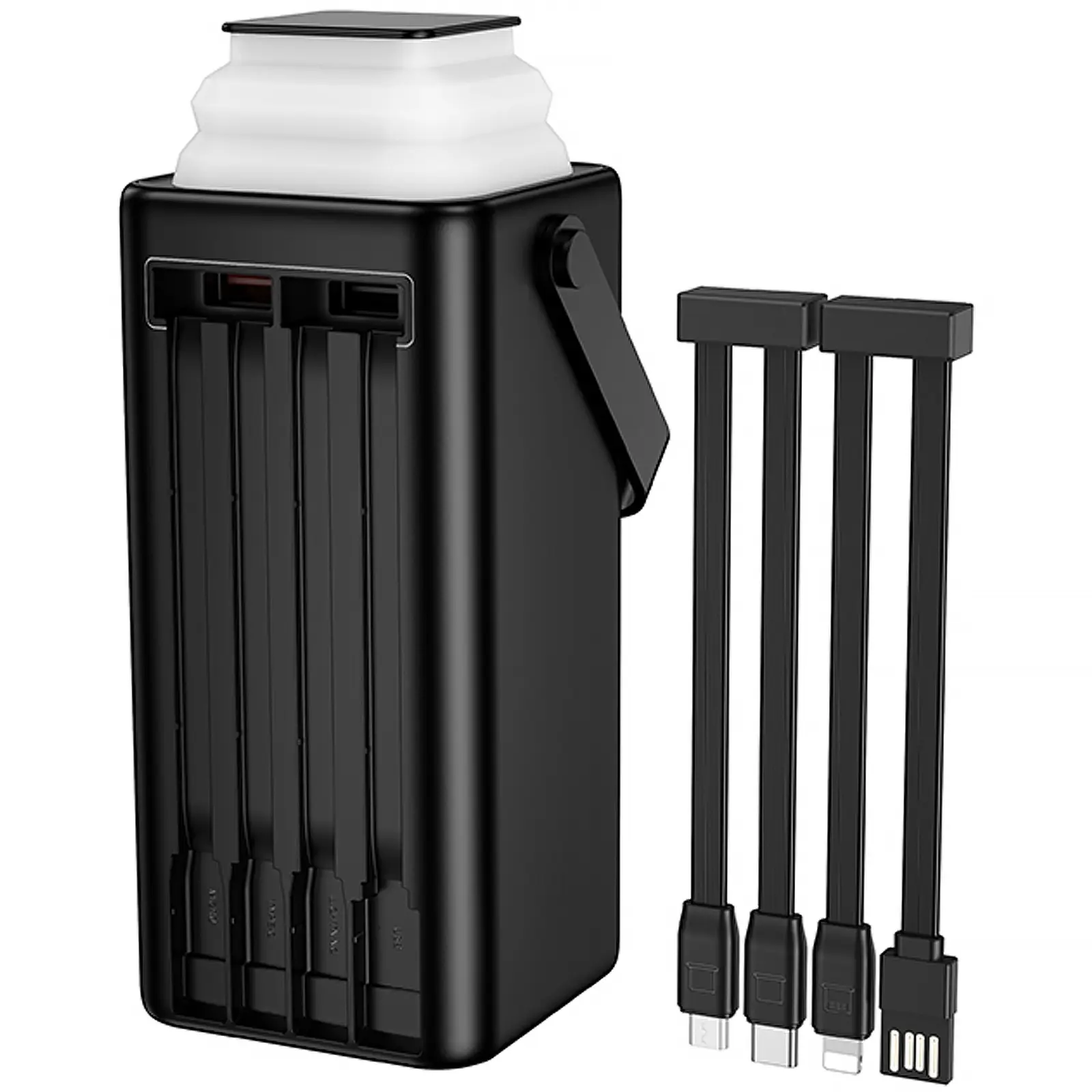 Портативное ЗУ Power Bank Borofone BJ65A High 22.5W+PD20W with cable 50000 mAh, Black 4, купить оптом с доставкой