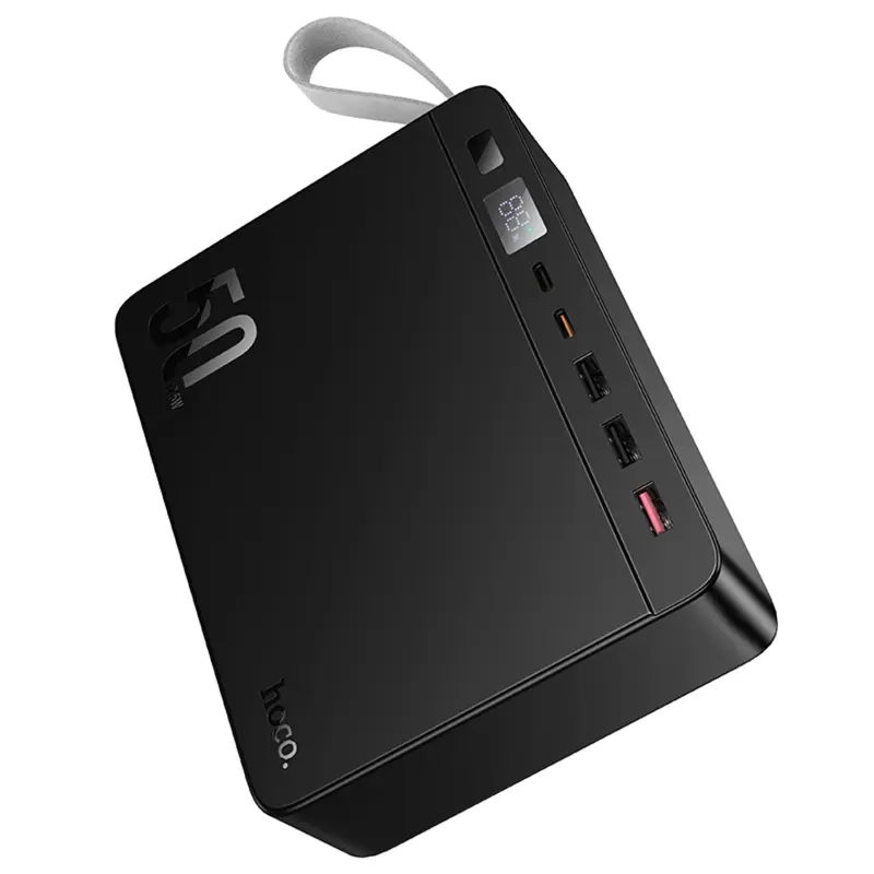 Портативное ЗУ Power Bank Hoco J166 Carretera 22.5W+PD20W+lighting 50000 mAh, Black 4, купить оптом с доставкой