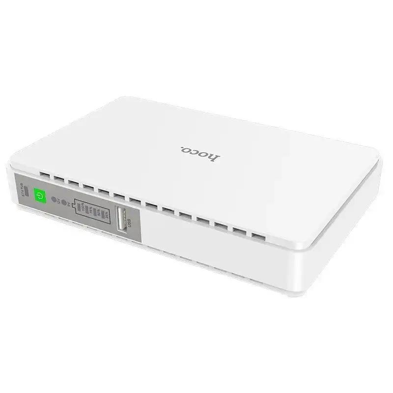 Источник бесперебойного питания Hoco DB25 Plus Smart Mini UPS для роутеров 5V/9V/12V 10000 mAh на картинке №2