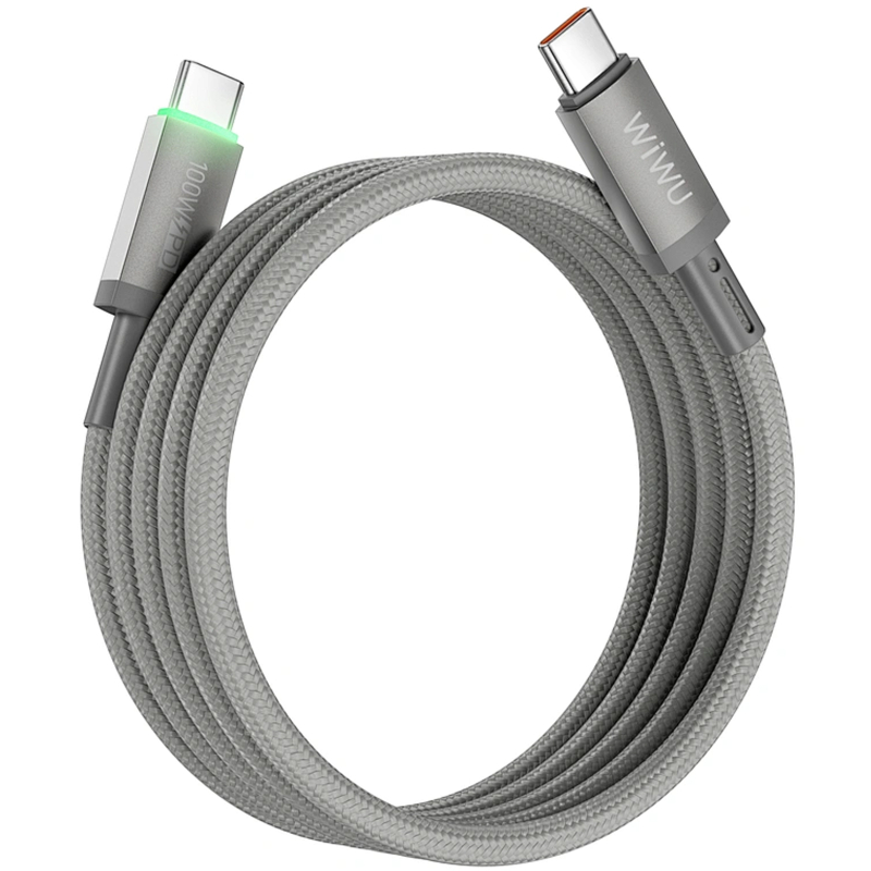 Дата кабель WIWU C084 Maglink Type-C to Type-C 100W (1m) на малюнкі №3