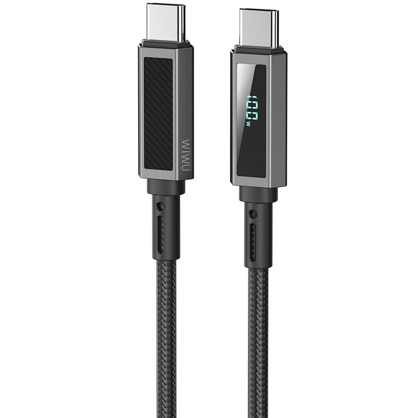 Дата кабель WIWU C079 Warriors Type-C to Type-C 100W (1.2m), купить оптом с доставкой