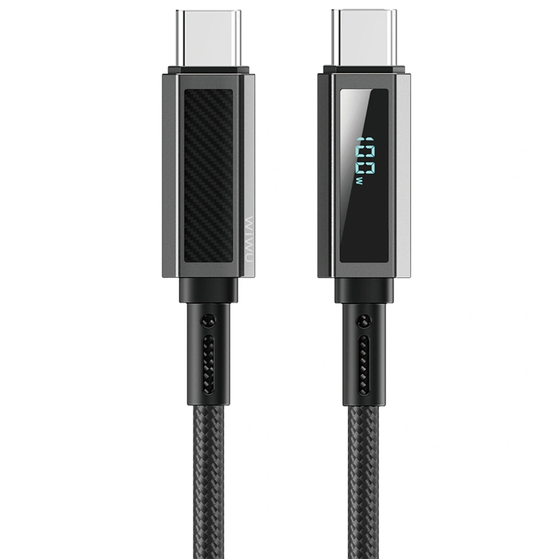 Дата кабель WIWU C079 Warriors Type-C to Type-C 100W (1.2m) на картинке №2
