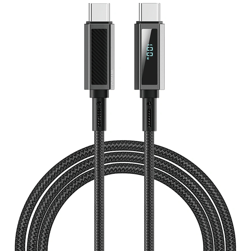 Дата кабель WIWU C079 Warriors Type-C to Type-C 100W (1.2m) на картинке №3