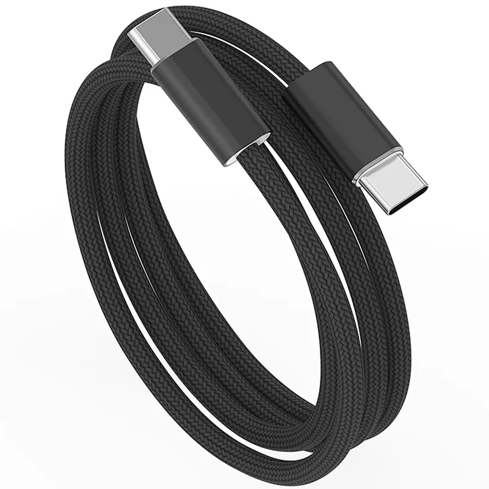 Дата кабель WIWU C101 Essen Type-C to Type-C 240W (1.5m), Black 3, купити оптом з доставкою