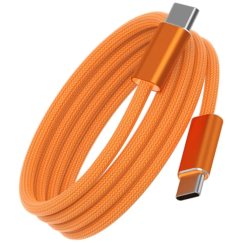 Дата кабель WIWU C101 Essen Type-C to Type-C 240W (1.5m), Orange 1, купити оптом з доставкою
