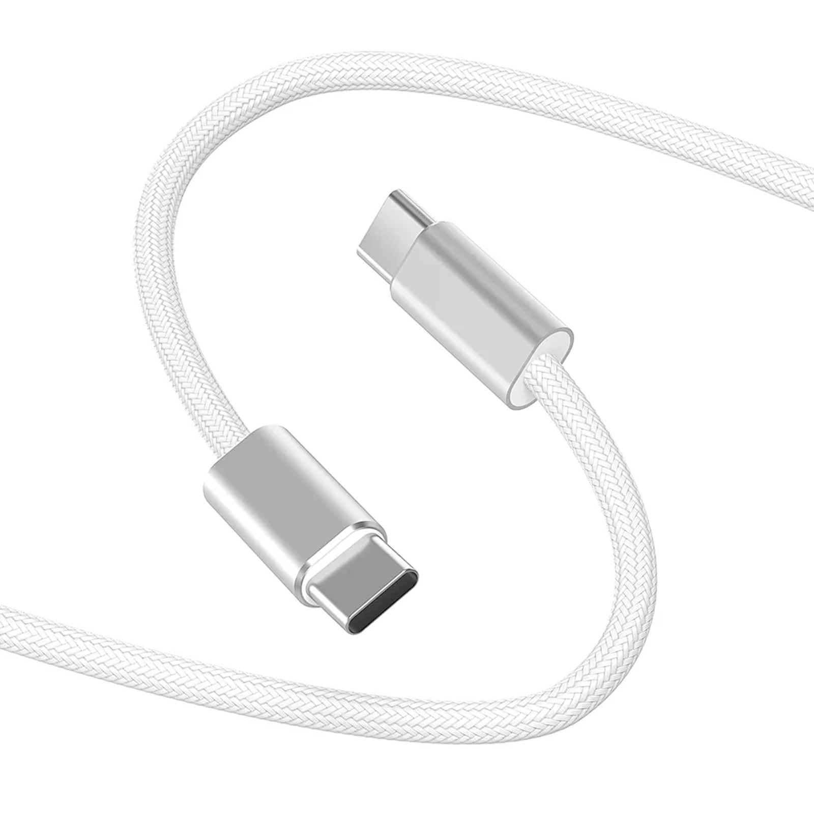 Дата кабель WIWU C101 Essen Type-C to Type-C 240W (1.5m), White 2, купити оптом з доставкою