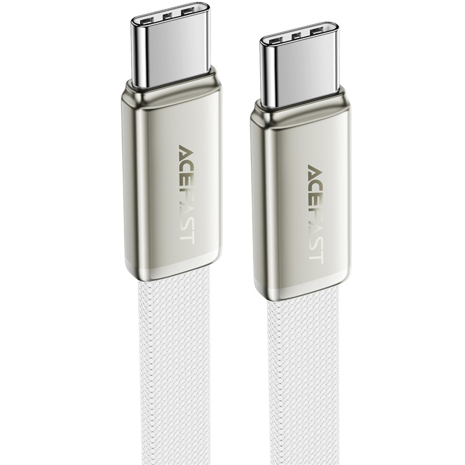 Дата кабель Acefast C24-03 Type-C to Type-C 60W (1.2m), White, купить оптом с доставкой