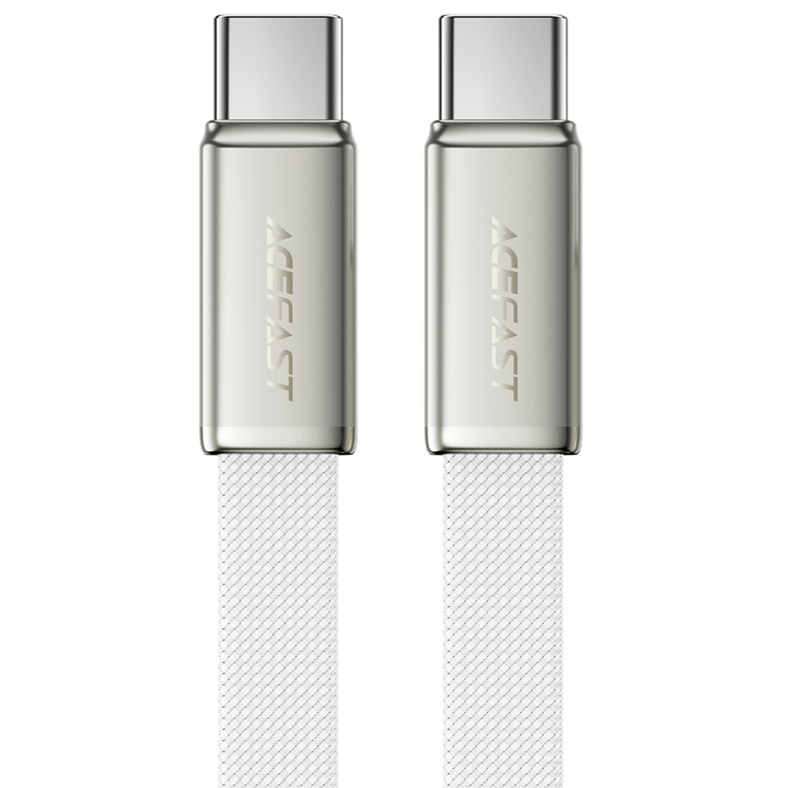 Дата кабель Acefast C24-03 Type-C to Type-C 60W (1.2m), White 1, купить оптом с доставкой