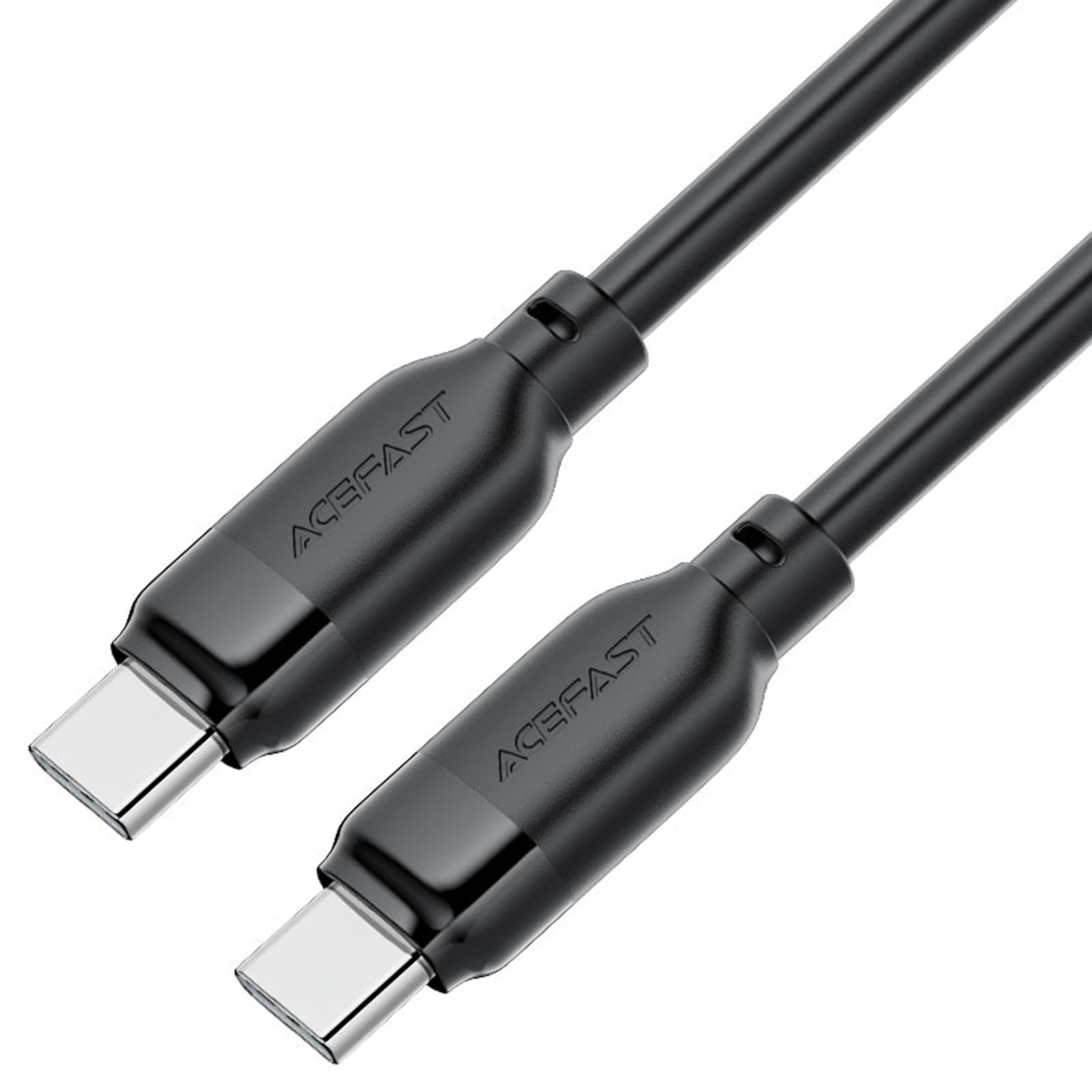 Дата кабель Acefast C16-03 Type-C to Type-C 60W (1.2m), Black 1, купить оптом с доставкой