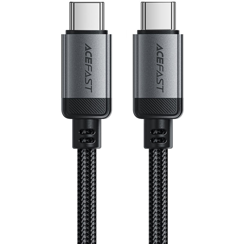 Дата кабель Acefast C20-03 Type-C to Type-C 60W (1.2m), Black, купить оптом с доставкой