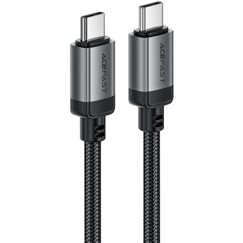Дата кабель Acefast C20-03 Type-C to Type-C 60W (1.2m), Black 3, купить оптом с доставкой