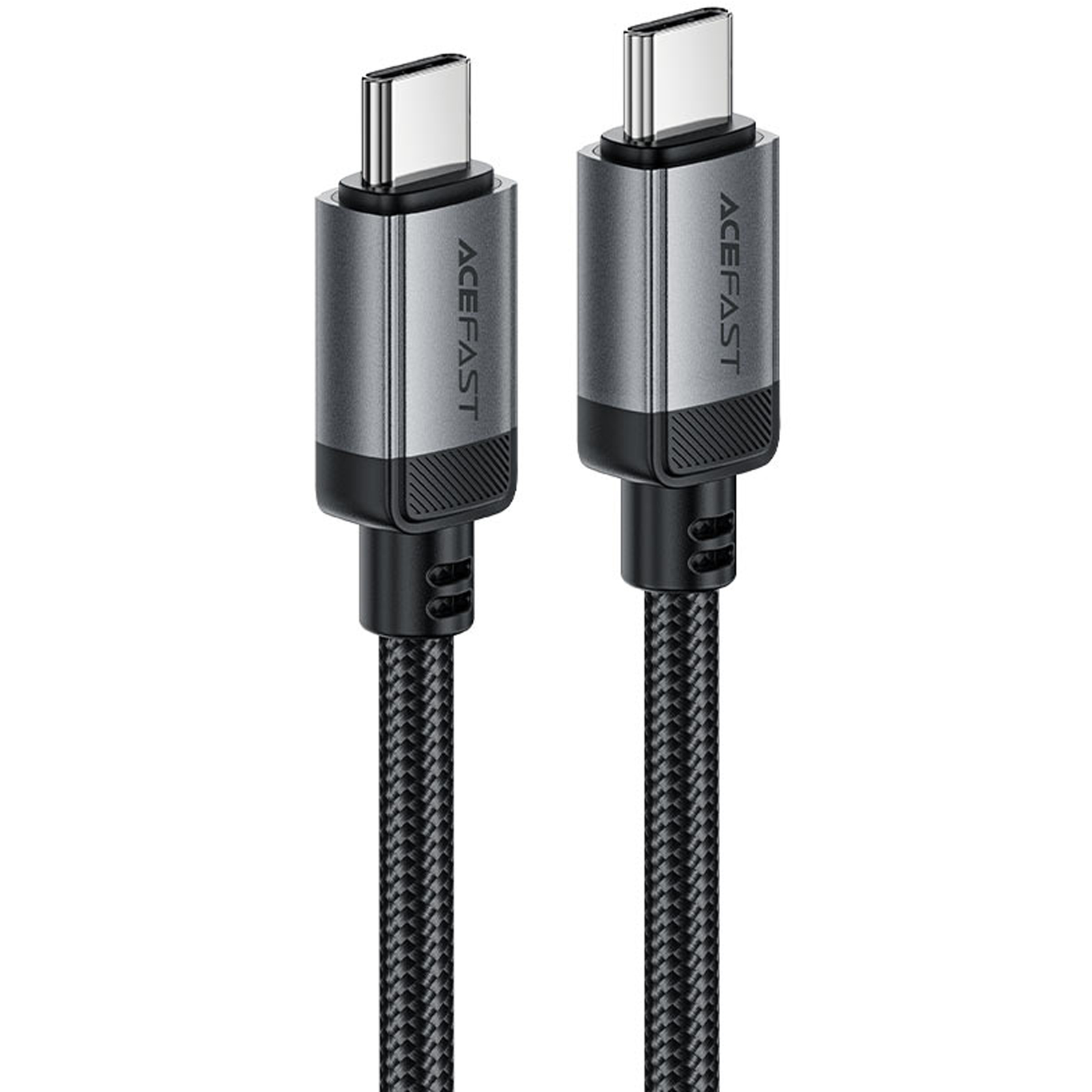 Дата кабель Acefast C20-03 Type-C to Type-C 60W (1.2m), Black 3, купить оптом с доставкой