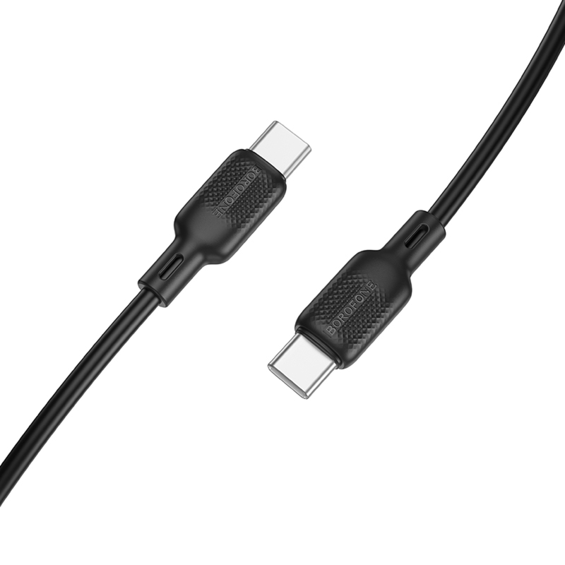 Дата кабель Borofone BX113 Lenny Type-C to Type-C 60W (1m) на картинке №4