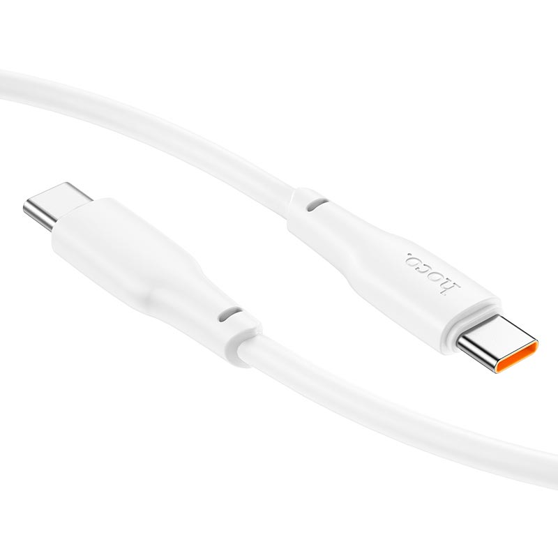Дата кабель Hoco X93 Force Type-C to Type-C 100W (2m), White 1, купить оптом с доставкой