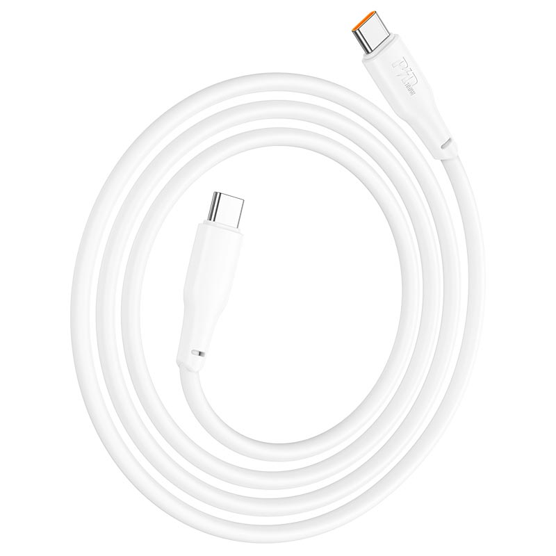 Дата кабель Hoco X93 Force Type-C to Type-C 100W (2m), White 3, купить оптом с доставкой