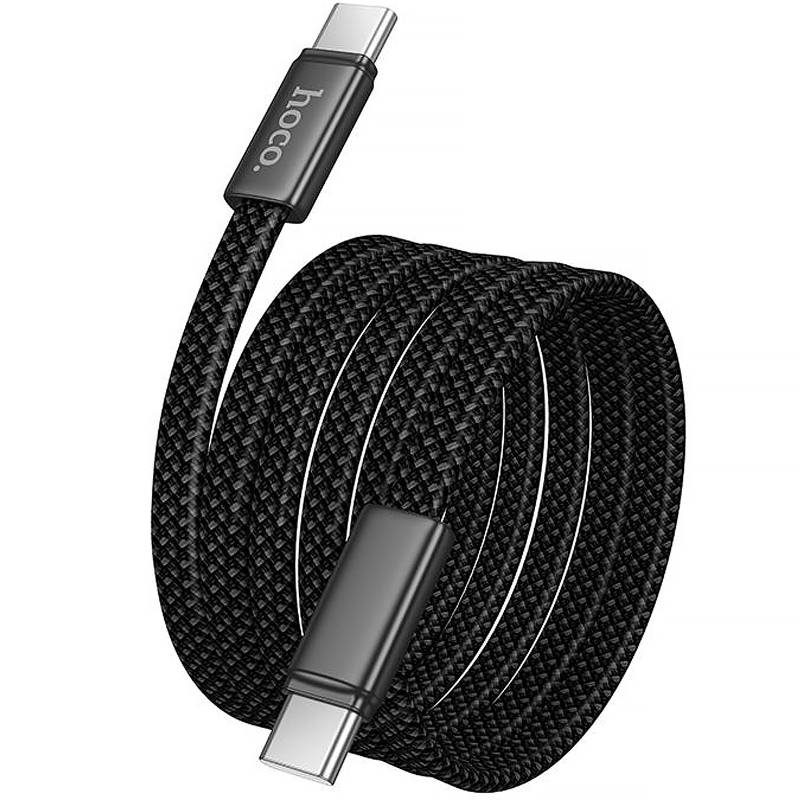 Дата кабель Hoco X125 Exceso Type-C to Type-C 60W (1m) на картинке №3