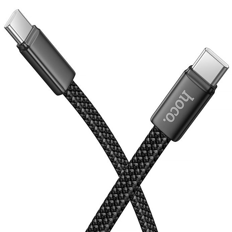 Дата кабель Hoco X125 Exceso Type-C to Type-C 60W (1m) на картинке №4