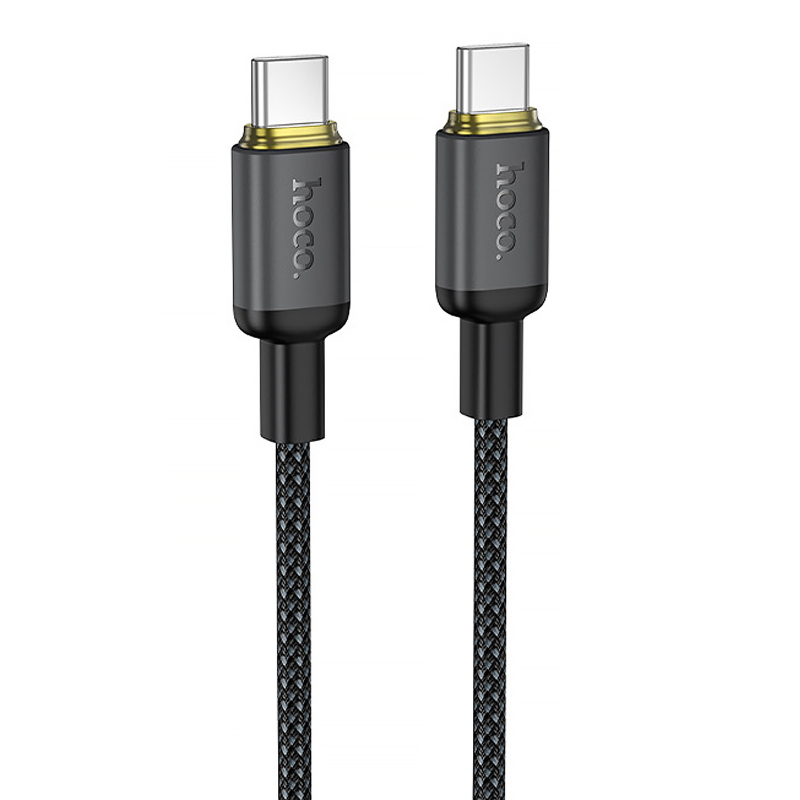 Дата кабель Hoco X128 Benefit Type-C to Type-C 60W (1m) на картинке №1