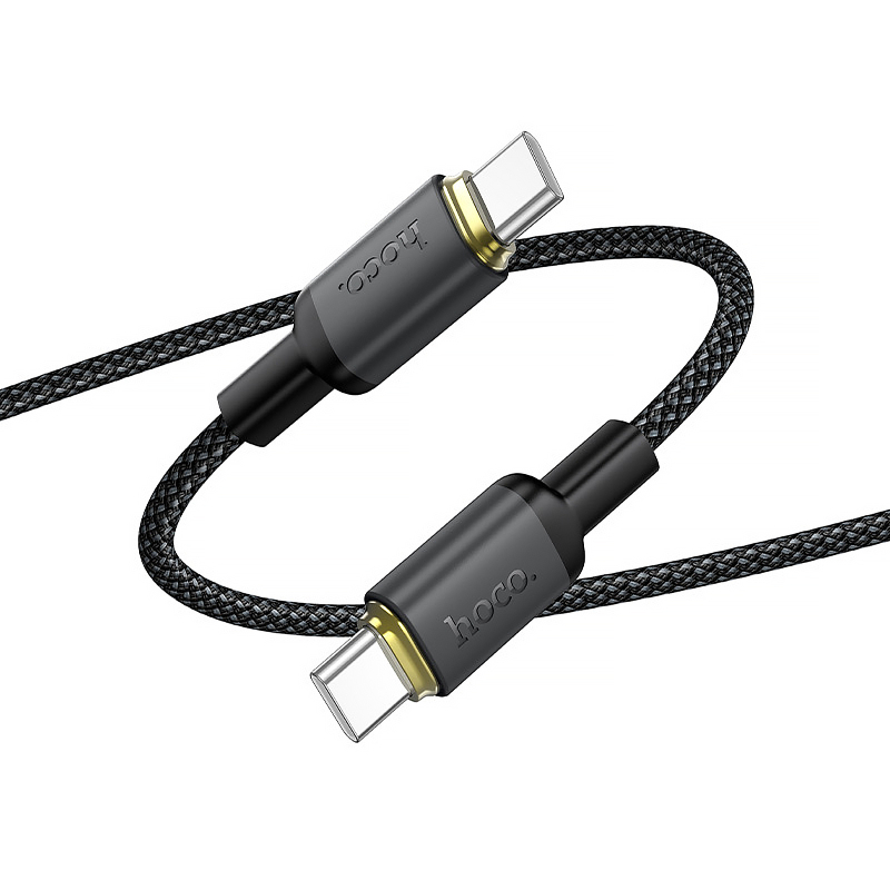 Дата кабель Hoco X128 Benefit Type-C to Type-C 60W (1m) на картинке №4