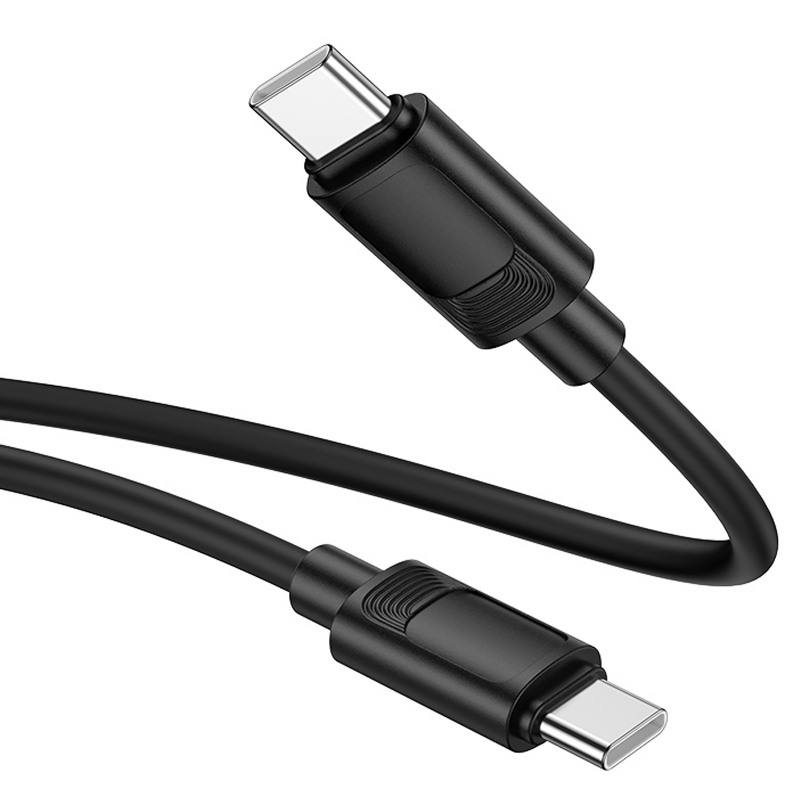 Дата кабель Hoco X122 Benefit Type-C to Type-C 60W (1m) на картинке №3