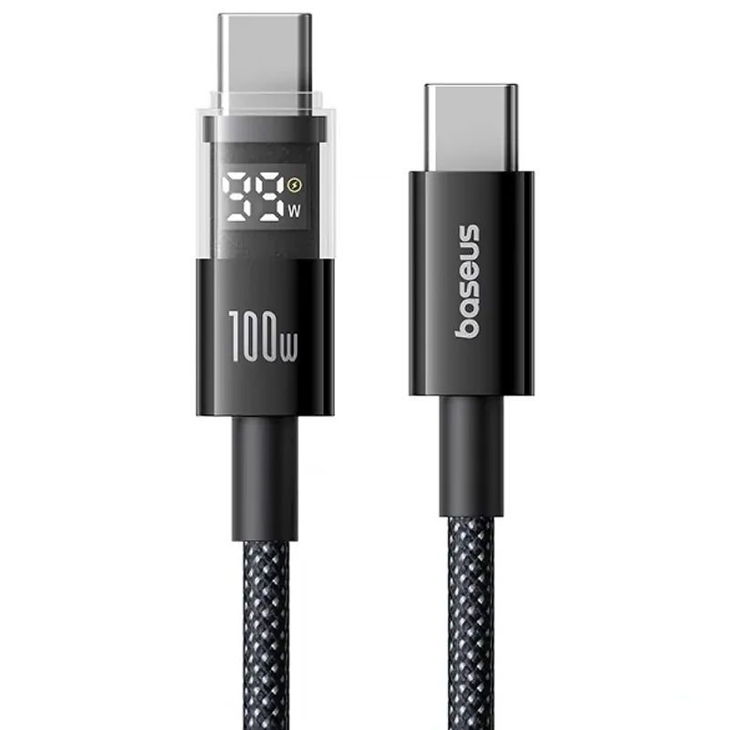 Дата кабель Baseus Display 2 Type-C to Type-C 100W (2m) (P10382702) на картинке №1