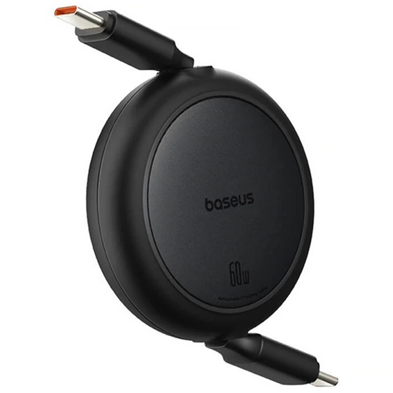Дата кабель Baseus Free2Pull Mini Retractable Type-C to Type-C 60W (1m) (P10364500) на картинке №3