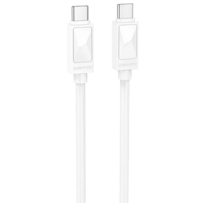 Дата кабель Borofone BX109 Type-C to Type-C 60W (1m) на картинке №1