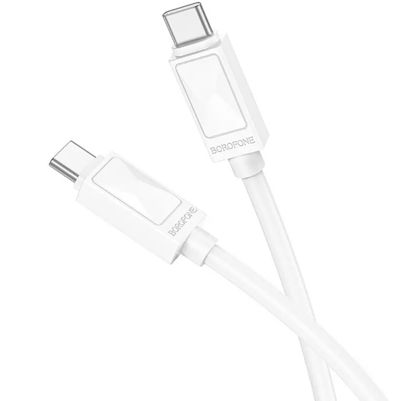 Дата кабель Borofone BX109 Type-C to Type-C 60W (1m) на картинке №3